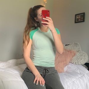 Green Lululemon short sleeve